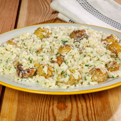 Riso e castagne al latte