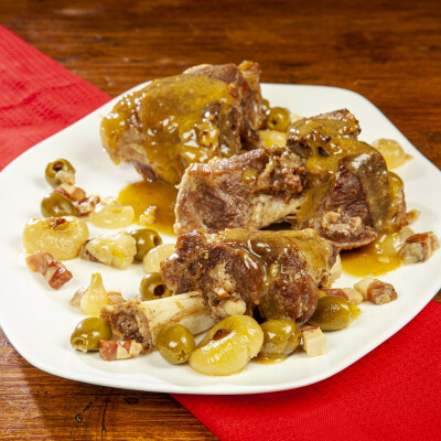 Cosciotti d'agnello marinati
