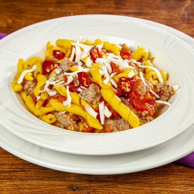 Fusilli alla salsiccia