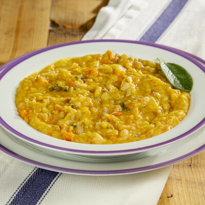 Minestra di fagioli e carote