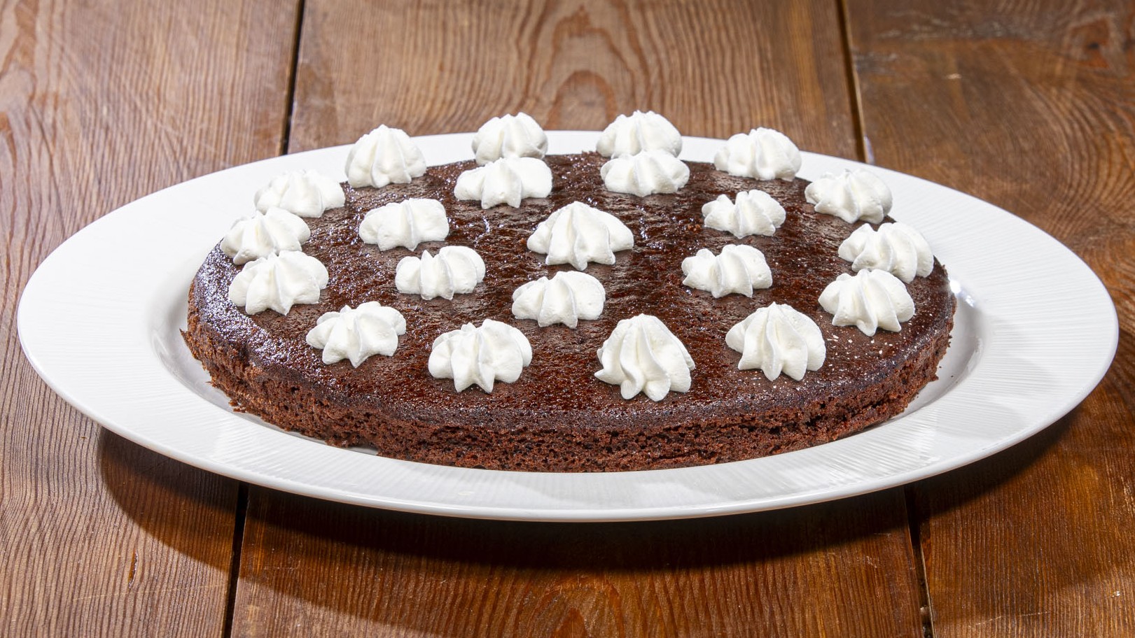 Torta di albumi e cacao