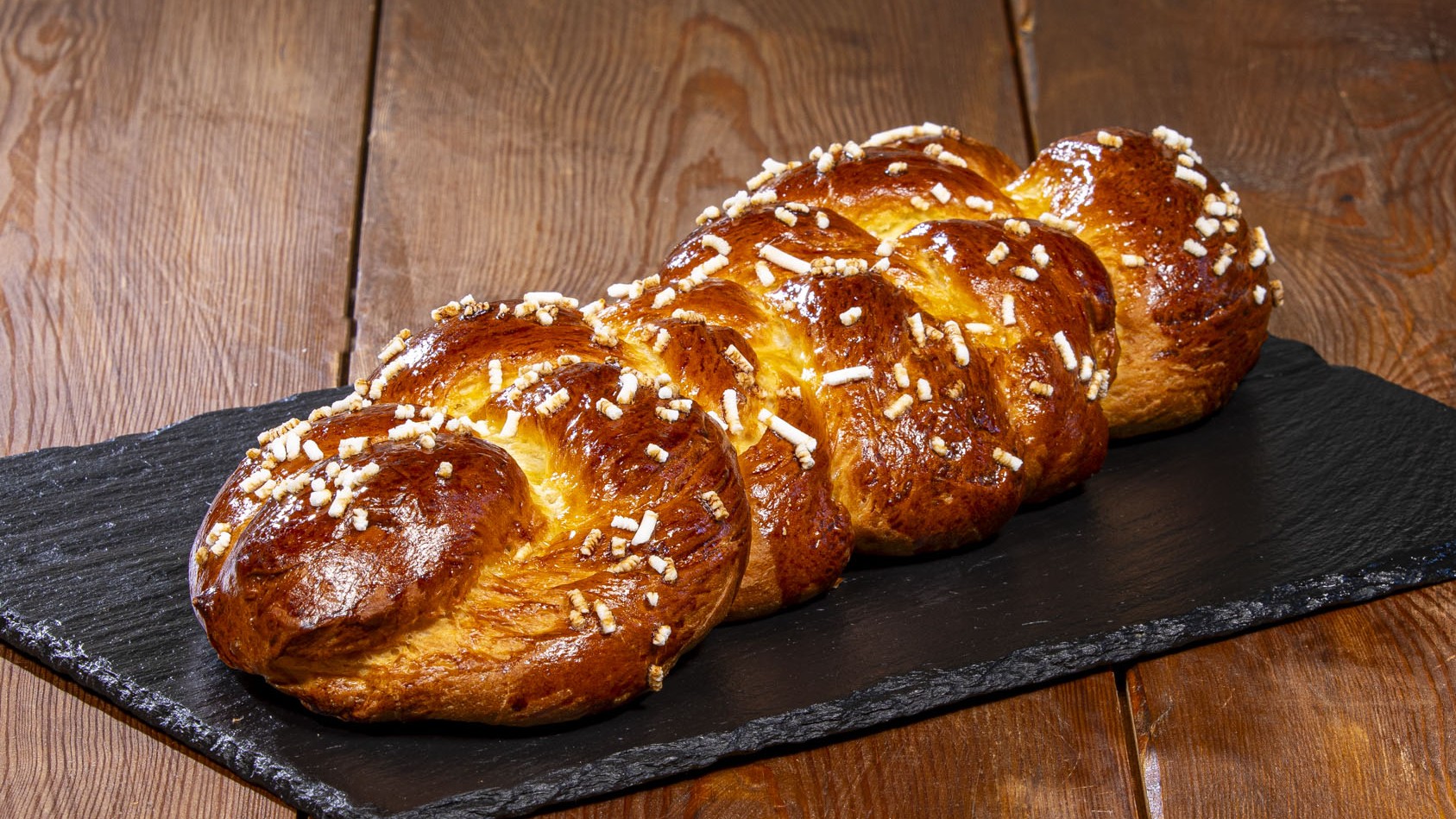 Treccia pan brioche