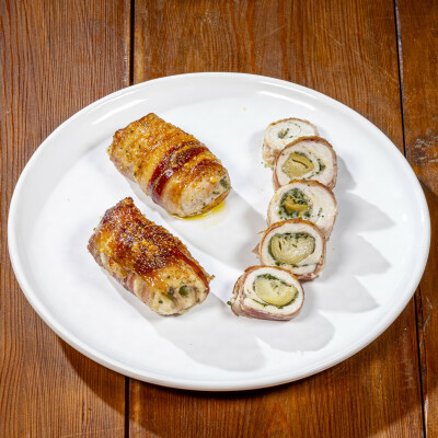 Involtini di pollo e carciofi