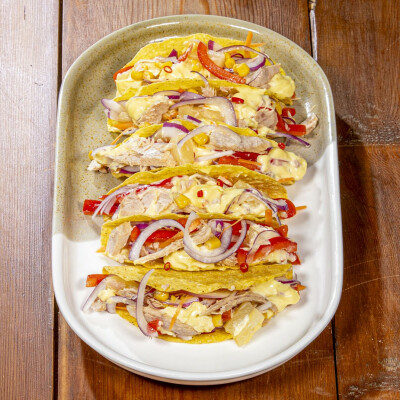 Tacos piccanti al tonno