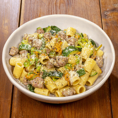 Pasta salsiccia e zucchine