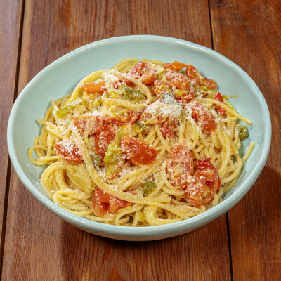 Spaghetti con gli “spunzali”