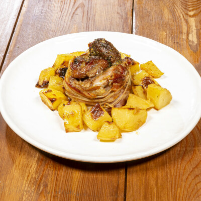 Agnello al forno con patate