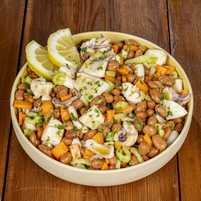Insalata di seppie e fagioli