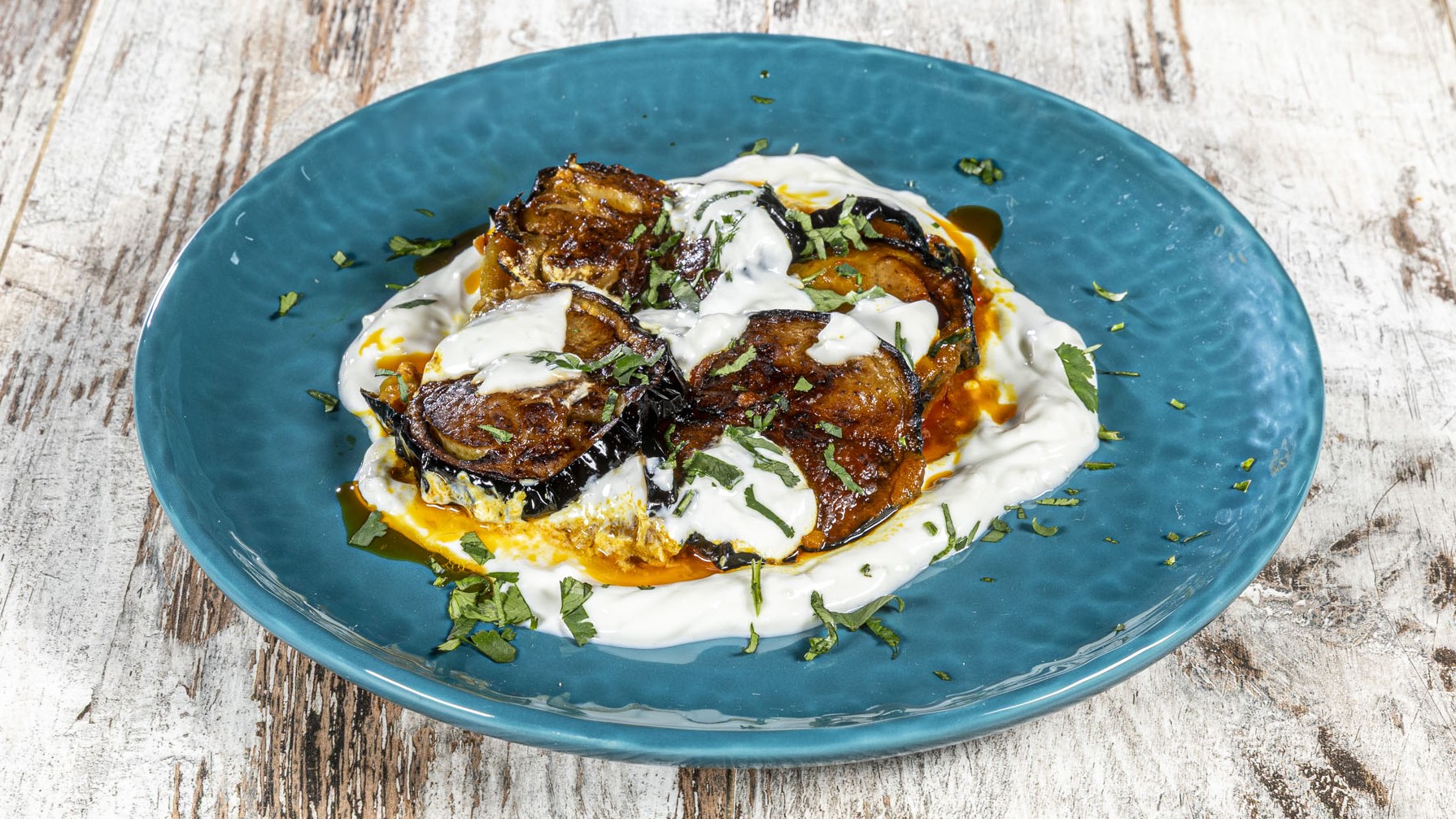 Melanzane afgane allo yogurt - Borani Banjan