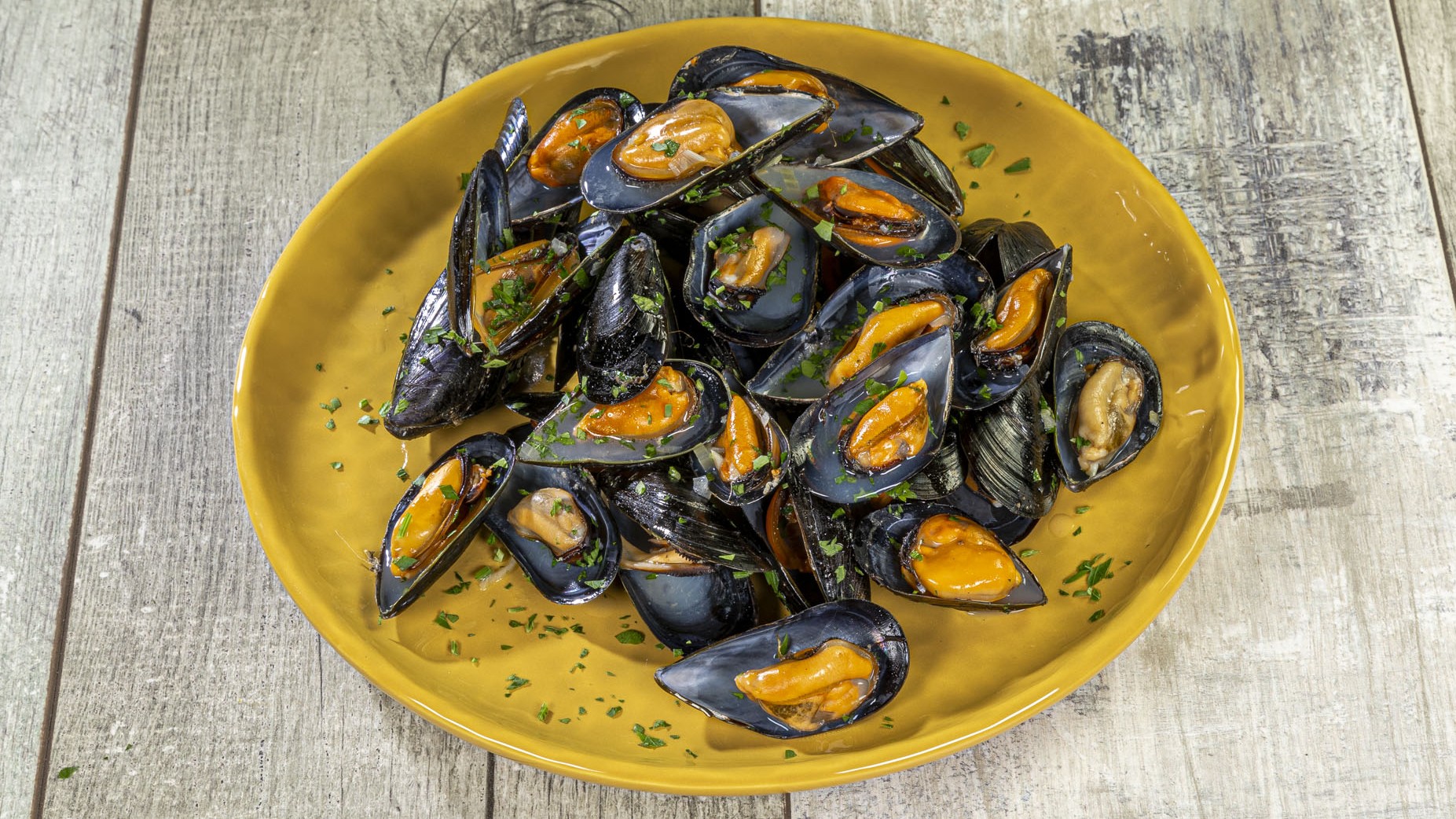 Moules marinières - Cozze al vino bianco