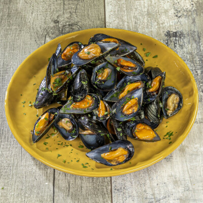 Moules marinières - Cozze al vino bianco