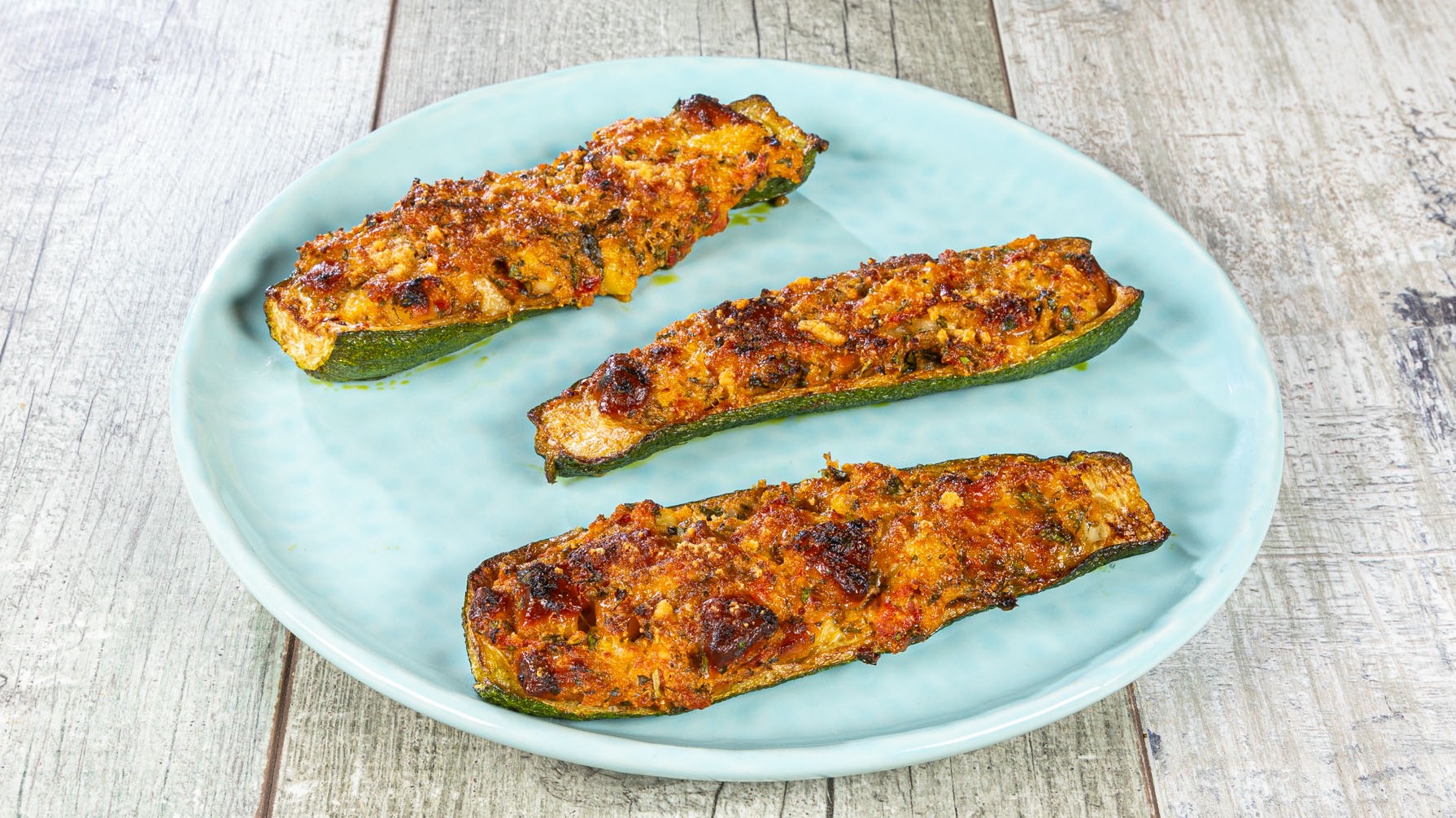 Zucchine ripiene saporite
