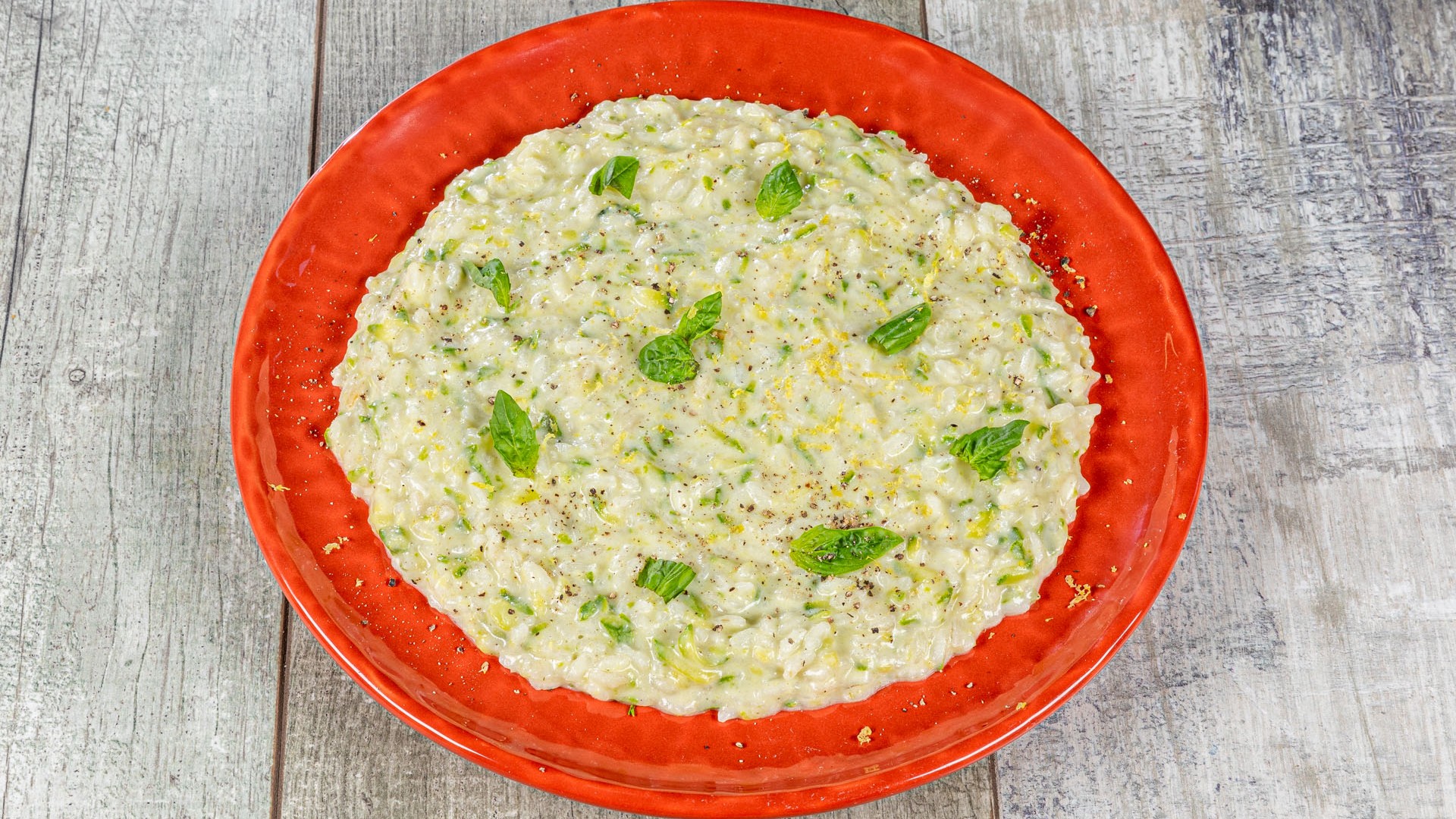 Risotto con le zucchine