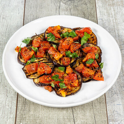 Teglia di melanzane e pomodori