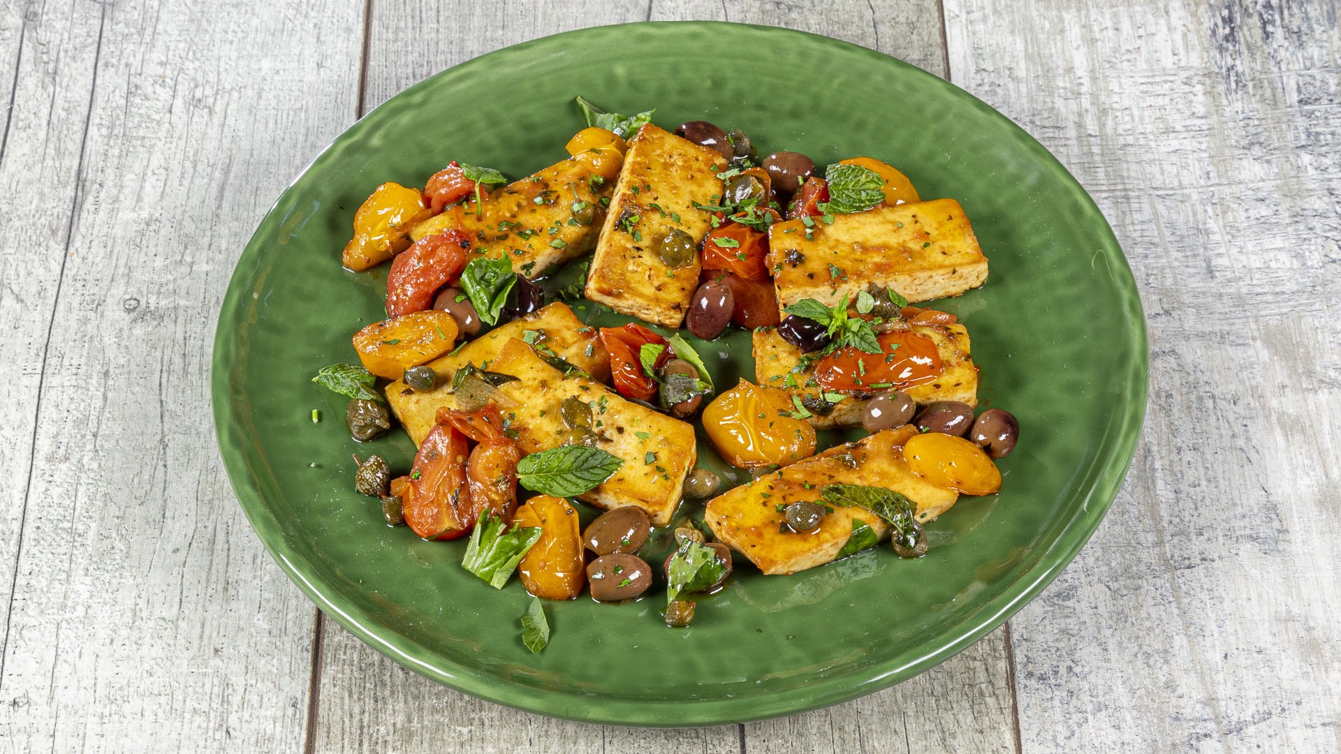 Tofu alla mediterranea