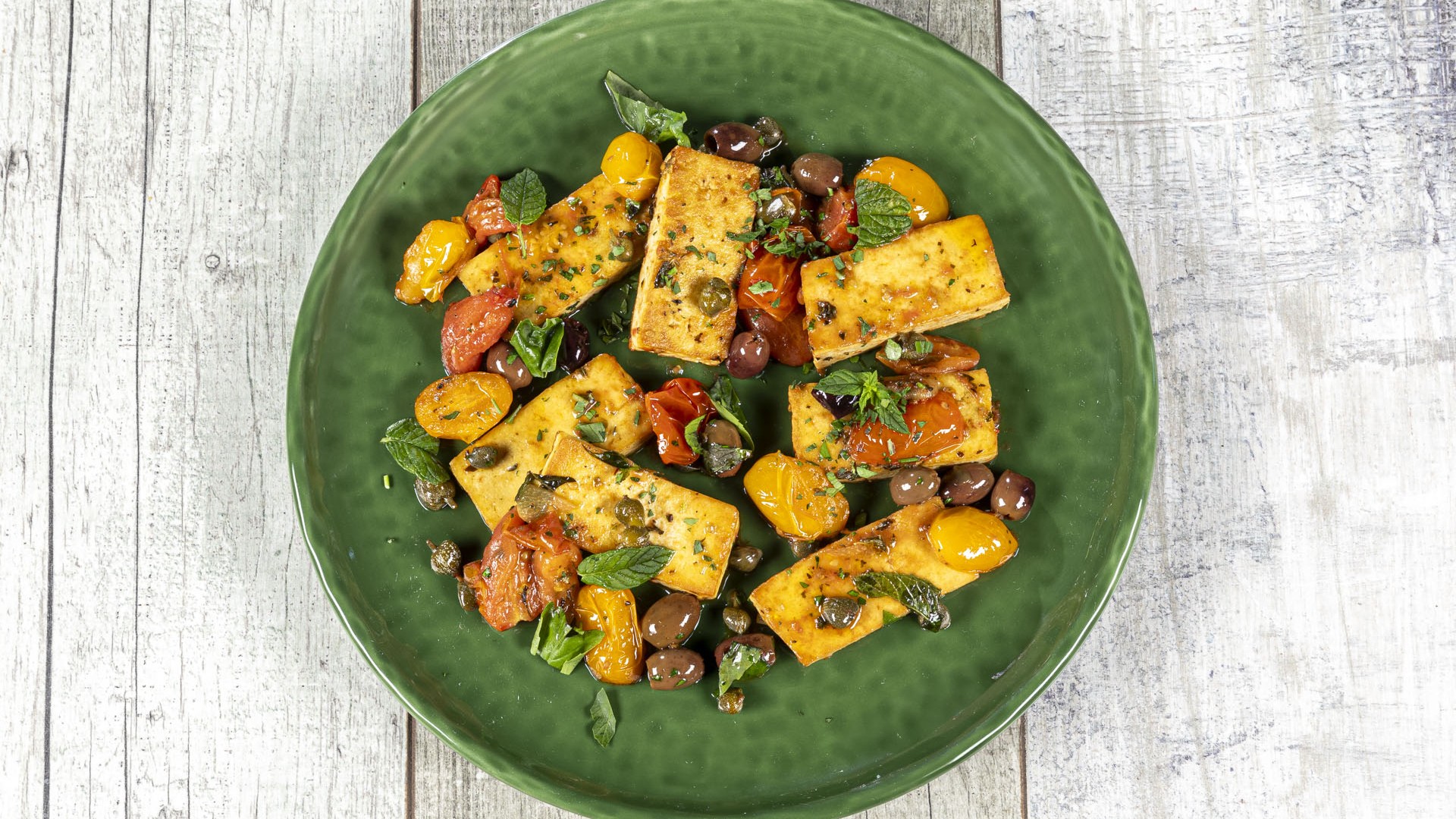 Tofu alla mediterranea